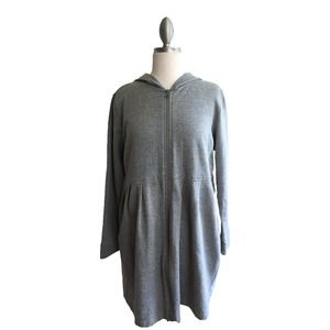 Anthony Richards Women's Empire Zip Front Fleece Light Sweatshirt Hooded Casual